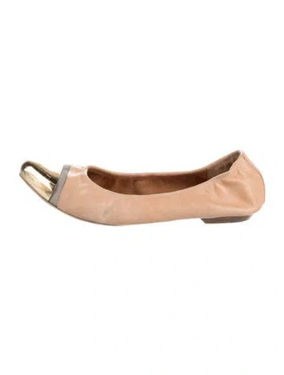 Pre-owned Givenchy Leather Ballet Flats In Pink