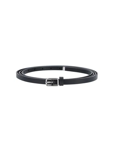 Givenchy Buckle-fastening Leather Belt In Black