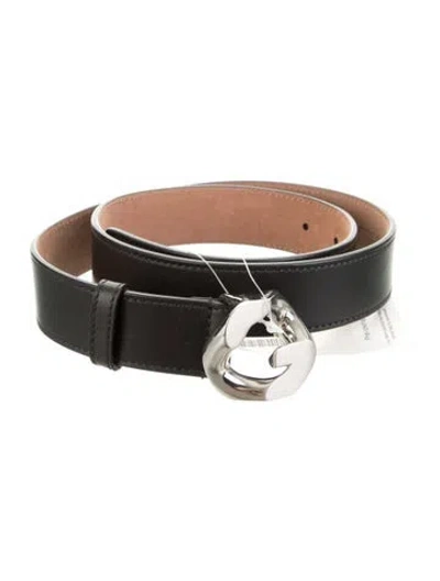 Pre-owned Givenchy Leather Belt In Black
