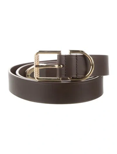 Pre-owned Givenchy Leather Belt In Brown