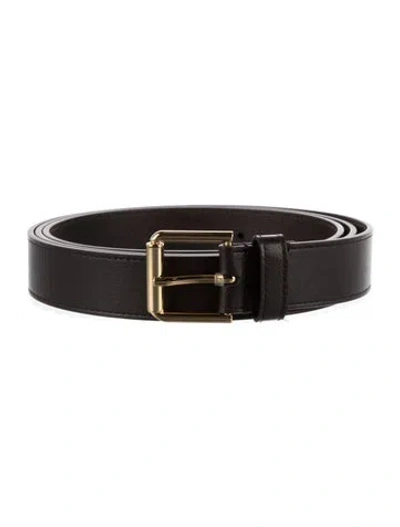 Pre-owned Givenchy Leather Belt In Brown