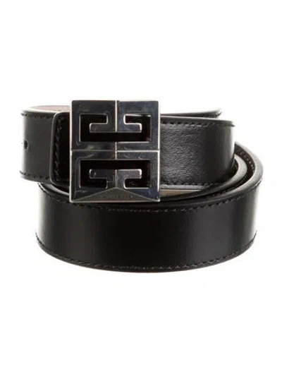 Pre-owned Givenchy Leather Belt Kit In Black