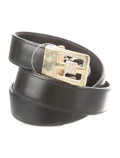 Pre-owned Givenchy Leather Belt Kit In Black