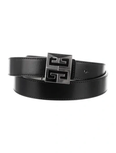 Pre-owned Givenchy Leather Belt Kit W/ Tags In Black