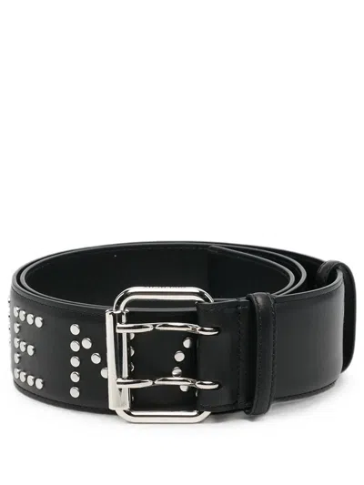 GIVENCHY LEATHER BELT WITH STUDS