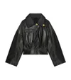 Givenchy Blouson En Nappa Avec Col Ajustable