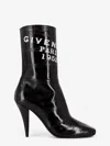 Givenchy Sliced Square Patent Leather Ankle Boots In Black
