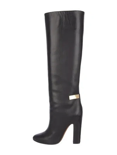 Pre-owned Givenchy Leather Boots In Black