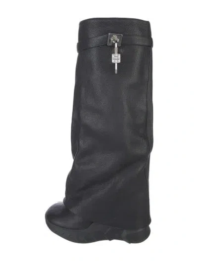Pre-owned Givenchy Leather Boots In Black