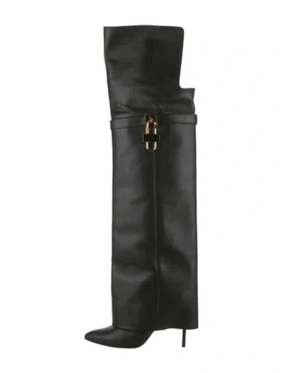 Pre-owned Givenchy Leather Boots In Black