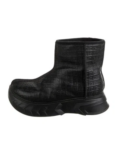 Pre-owned Givenchy Leather Boots In Black