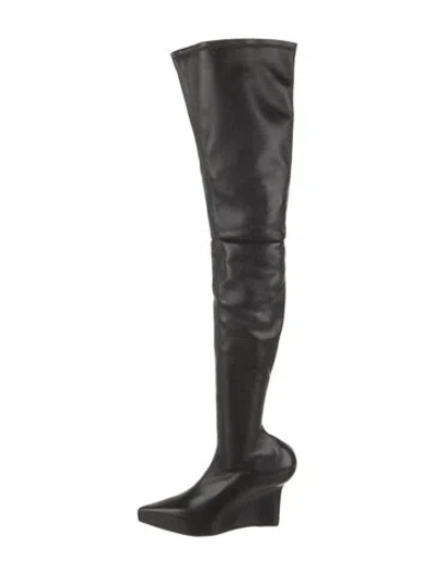 Pre-owned Givenchy Leather Boots In Black