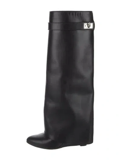 Pre-owned Givenchy Leather Boots In Black