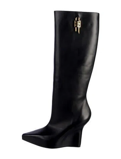 Pre-owned Givenchy Leather Boots In Black