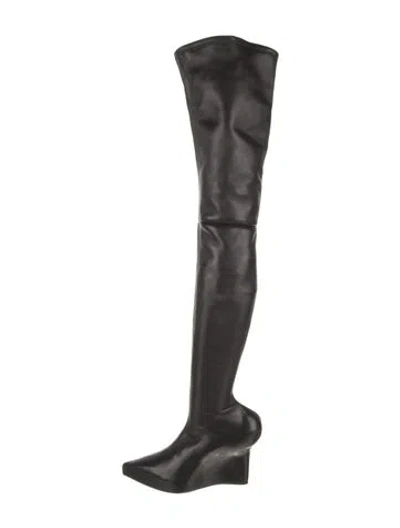 Pre-owned Givenchy Leather Boots In Black