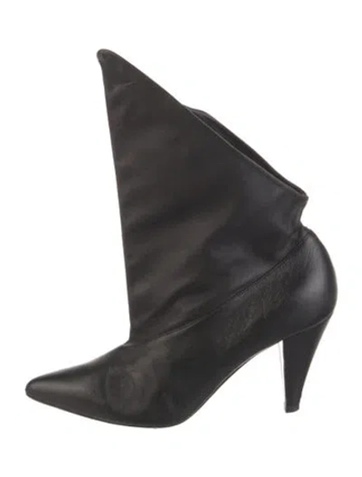 Pre-owned Givenchy Leather Boots In Black