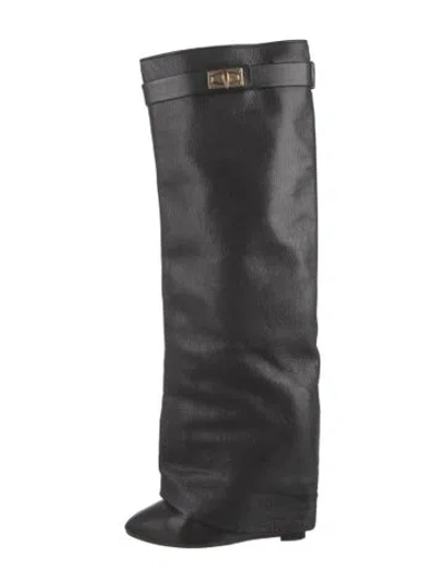 Pre-owned Givenchy Leather Boots In Black