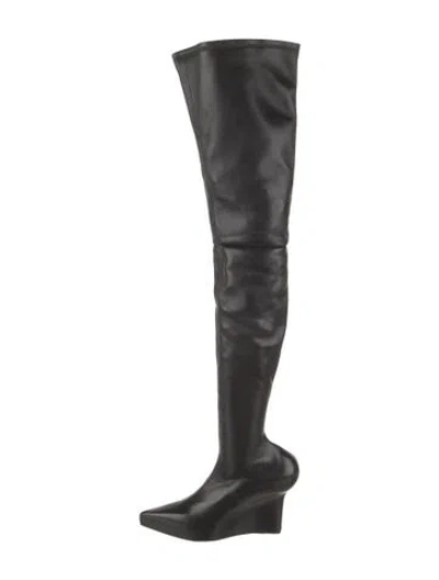 Pre-owned Givenchy Leather Boots In Black