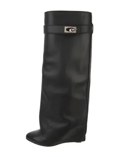 Pre-owned Givenchy Leather Boots In Black