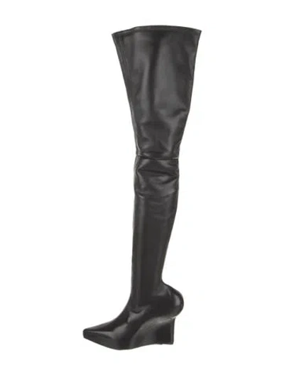 Pre-owned Givenchy Leather Boots In Black
