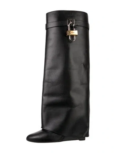 Pre-owned Givenchy Leather Boots In Black