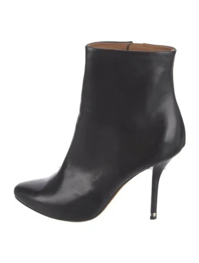 Pre-owned Givenchy Leather Boots In Black