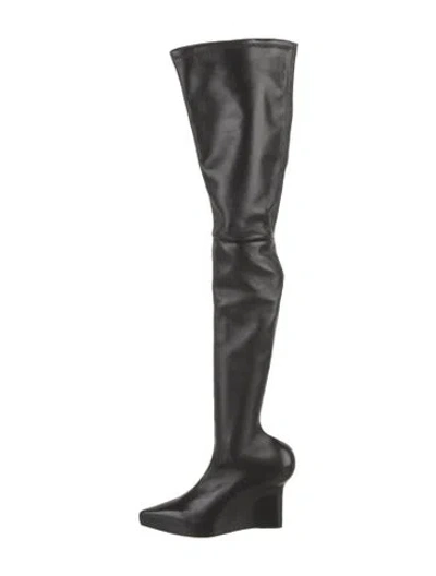 Pre-owned Givenchy Leather Boots In Black
