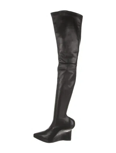 Pre-owned Givenchy Leather Boots In Black