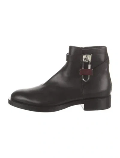 Pre-owned Givenchy Leather Boots In Black