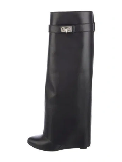 Pre-owned Givenchy Leather Boots In Black