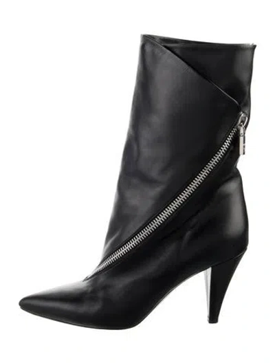 Pre-owned Givenchy Leather Boots In Black