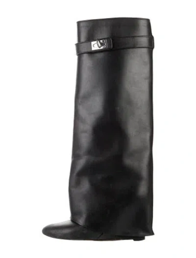Pre-owned Givenchy Leather Boots In Black