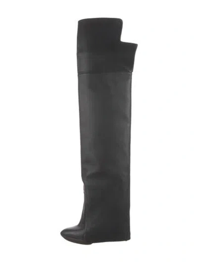 Pre-owned Givenchy Leather Boots In Black