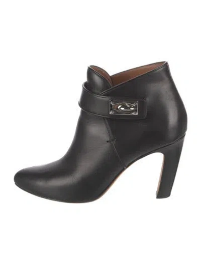 Pre-owned Givenchy Leather Boots In Black