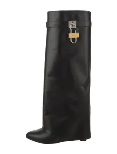 Pre-owned Givenchy Leather Boots In Black