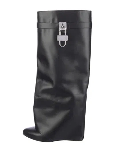 Pre-owned Givenchy Leather Boots In Black
