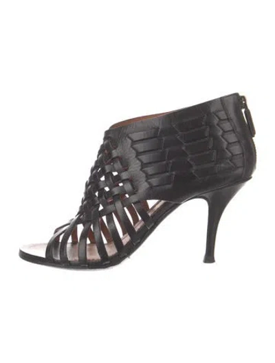 Pre-owned Givenchy Leather Boots In Black