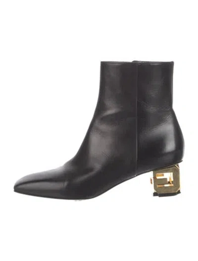 Pre-owned Givenchy Leather Boots In Black