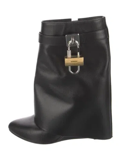 Pre-owned Givenchy Leather Boots In Black