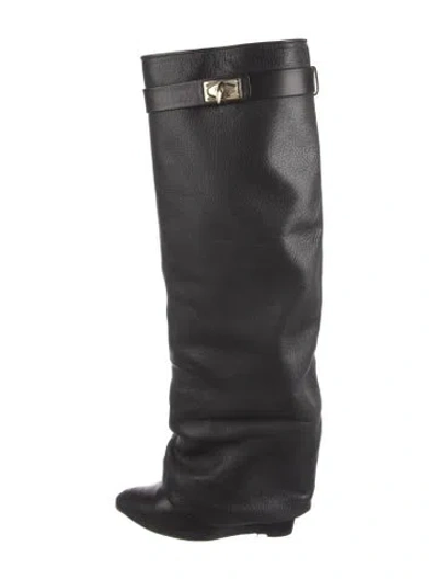 Pre-owned Givenchy Leather Boots In Black