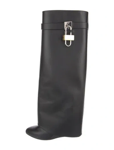 Pre-owned Givenchy Leather Boots In Black