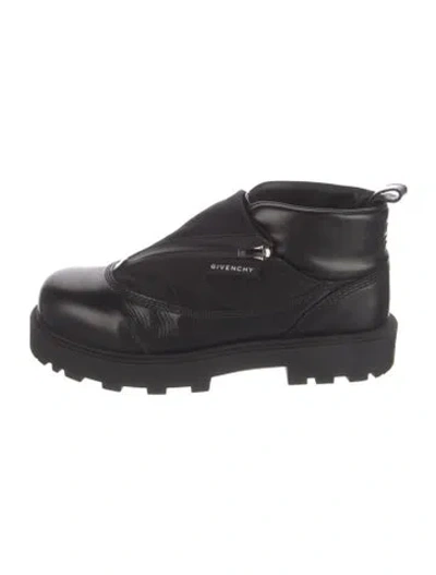Pre-owned Givenchy Leather Boots In Black