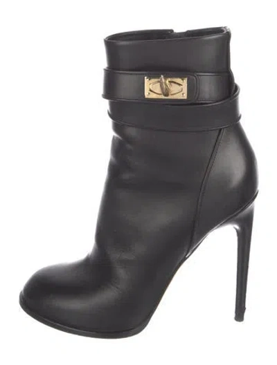 Pre-owned Givenchy Leather Boots In Black