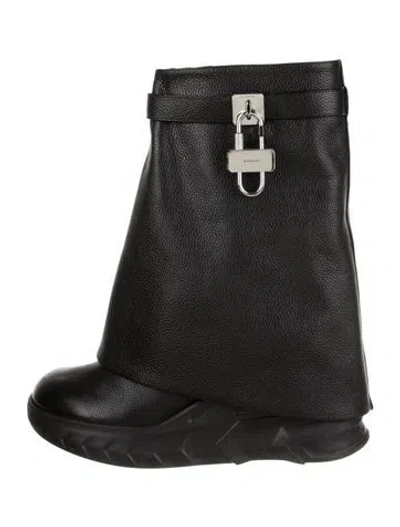 Pre-owned Givenchy Leather Boots In Black