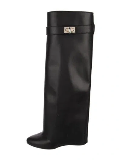 Pre-owned Givenchy Leather Boots In Black
