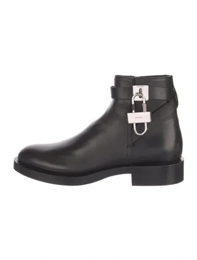 Pre-owned Givenchy Leather Boots In Black
