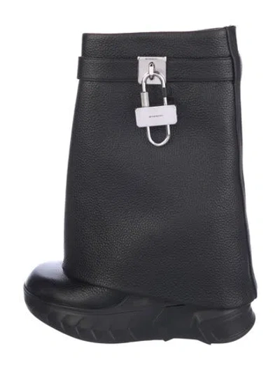 Pre-owned Givenchy Leather Boots In Black