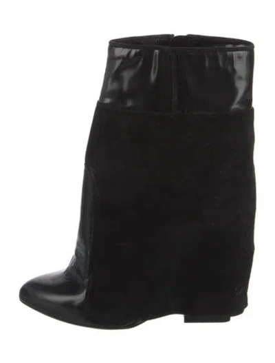 Pre-owned Givenchy Leather Boots In Black