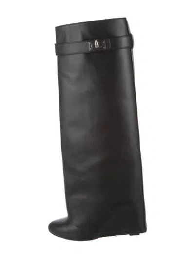 Pre-owned Givenchy Leather Boots In Black
