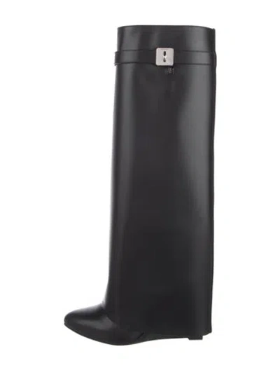 Pre-owned Givenchy Leather Boots In Black